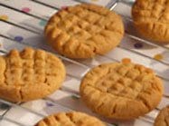 Peanut Butter Cookies on a cooling rack