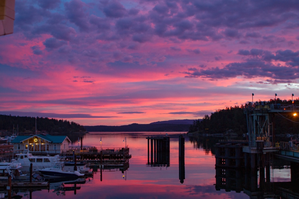 Come enjoy all of the wonderful things to do in Friday Harbor this fall, while taking in beautiful views like this one