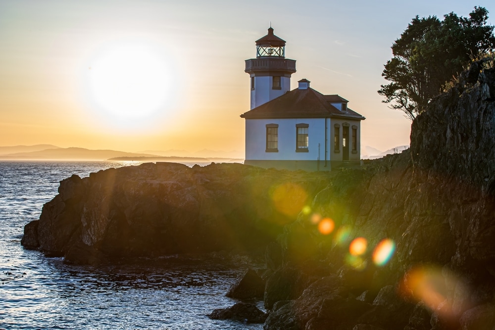 Northwest Island Escapes start at our Friday Harbor Bed and Breakfast, photo of Lime Kiln State Park