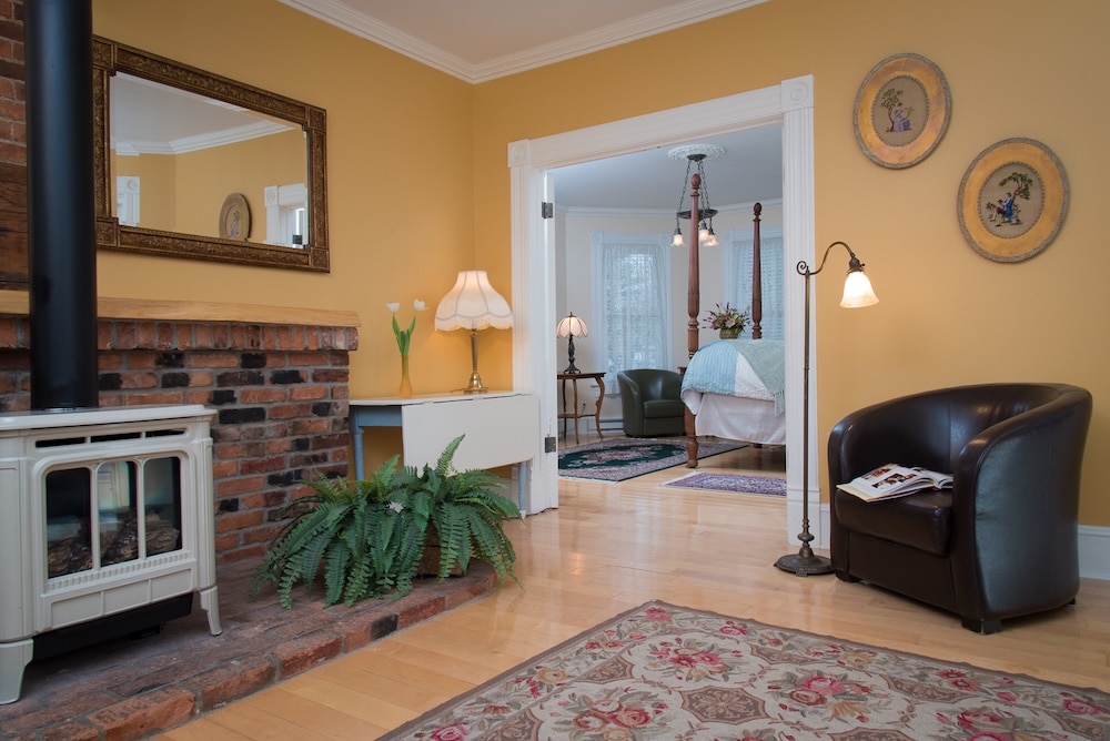 Guest room at our Friday Harbor Hotel on San Juan Island
