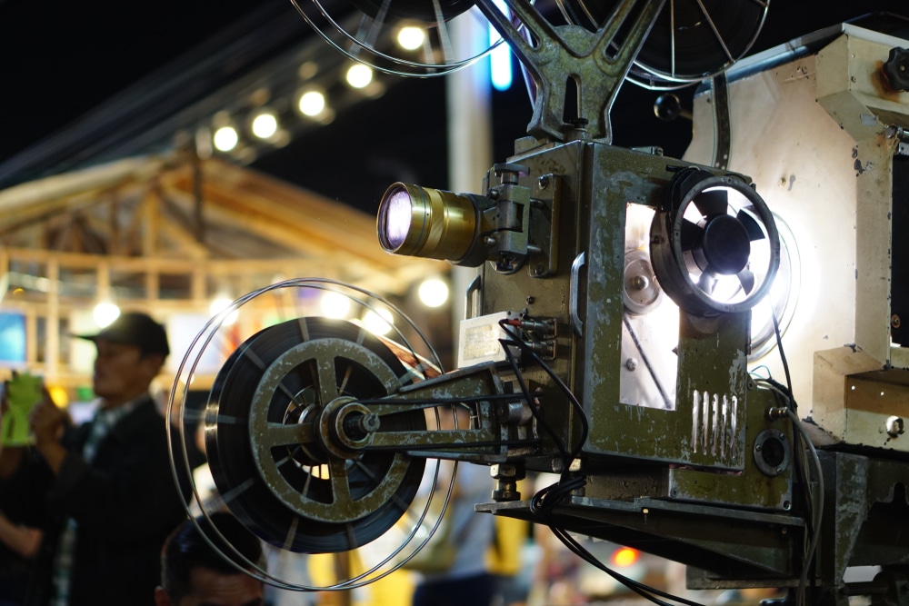 Movie set behind the scenes at local film festivals like the Friday Harbor Film Festival